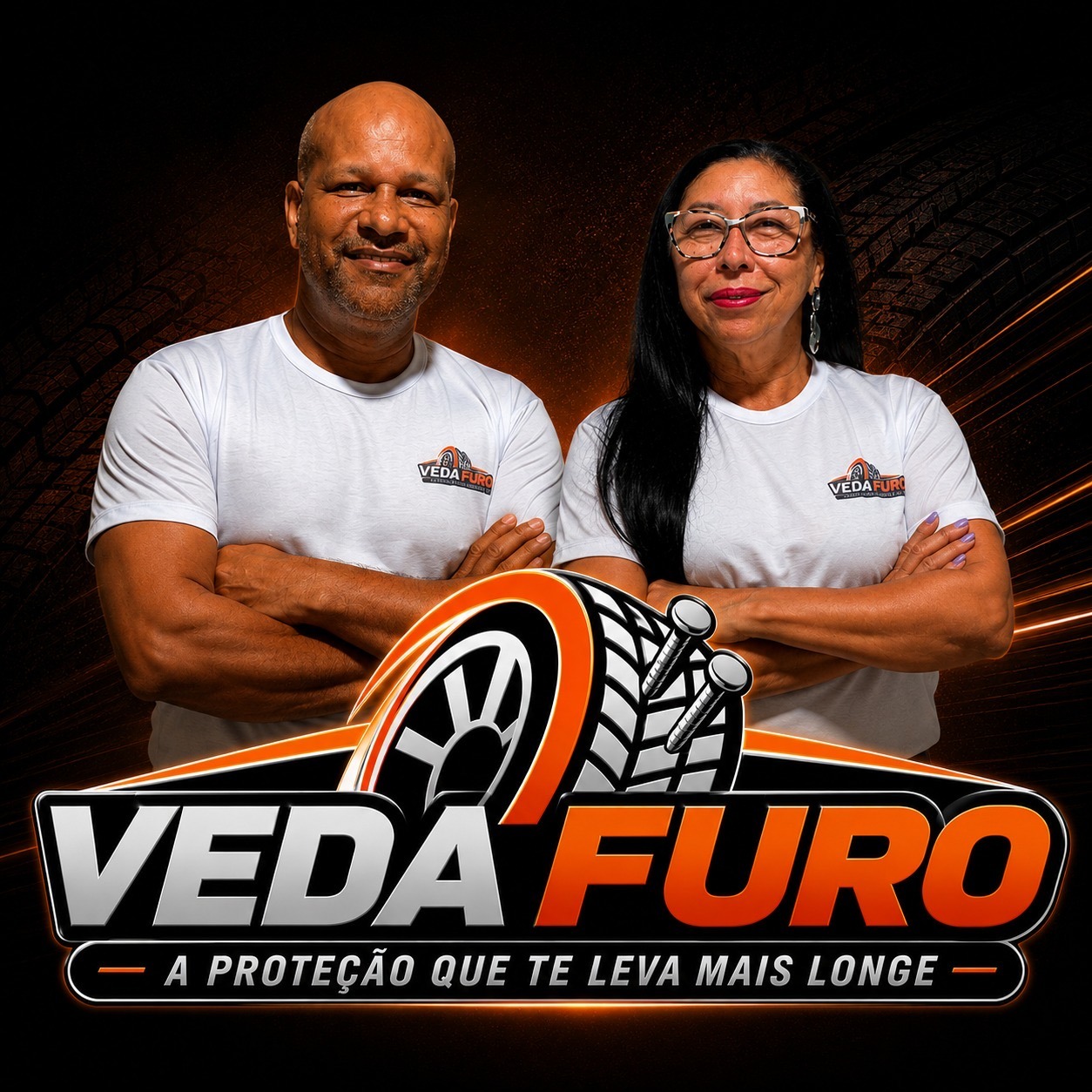 Equipe Vedafuro — especialistas em vedação de pneus
